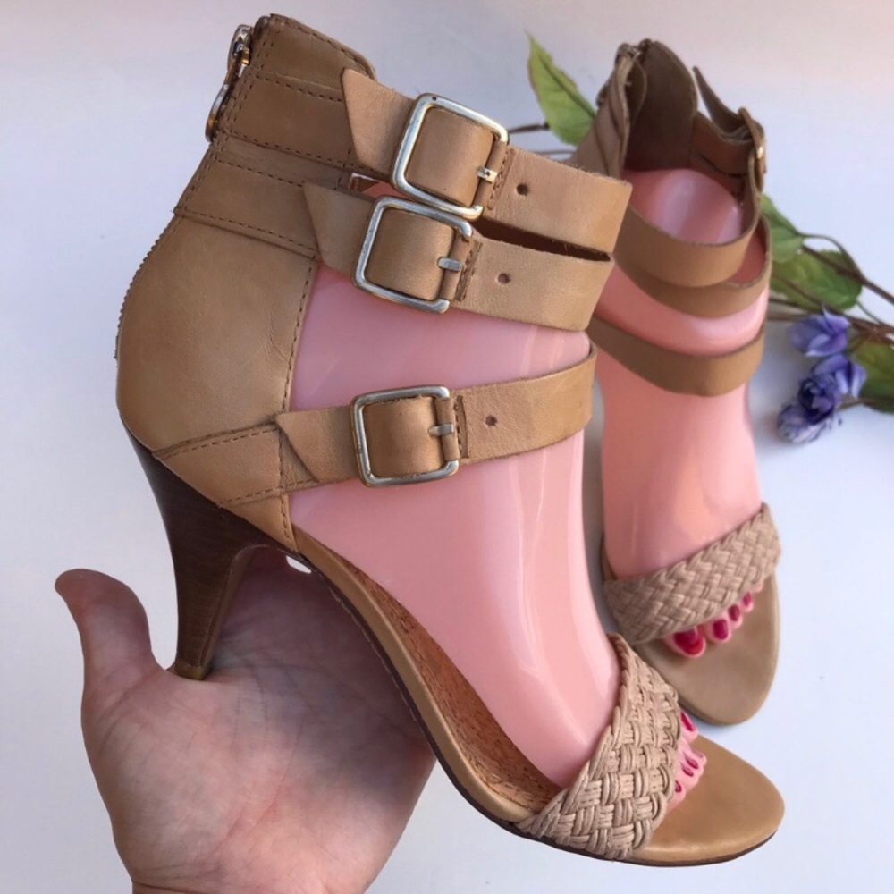 Sam Edelman Vista Leather Ankle 3 Strap Sandals